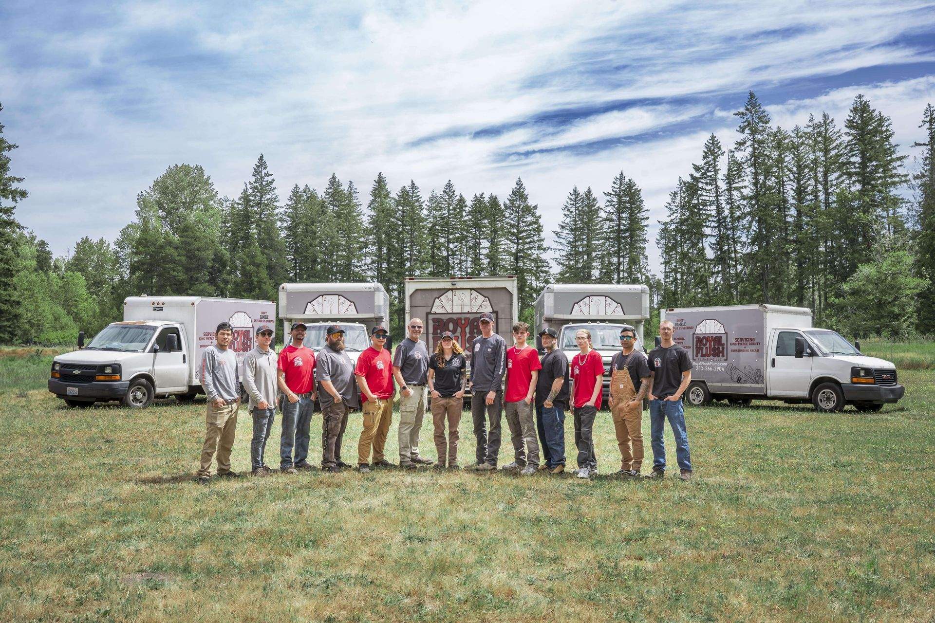 The Royal Flush Plumbing crew in Tacoma, WA