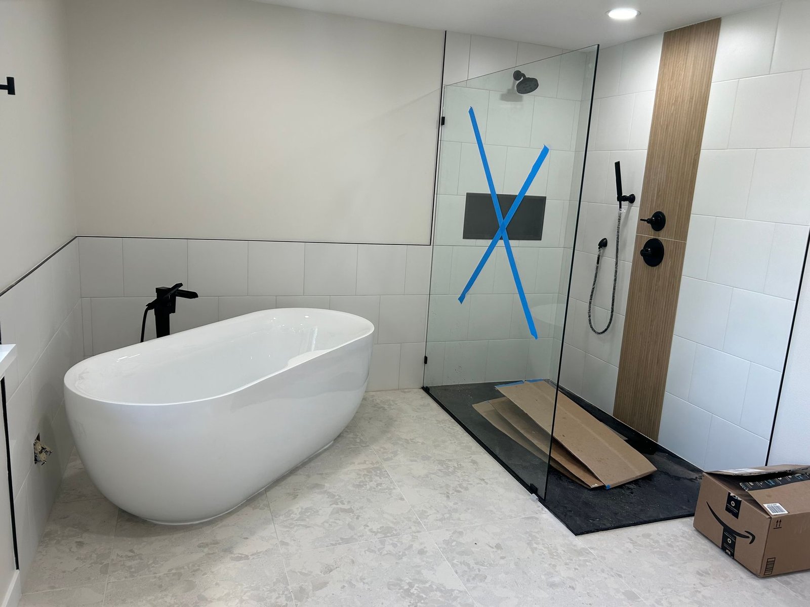 Bathroom plumbing project by Royal Flush Plumbing in the Tacoma, WA area, photo 1