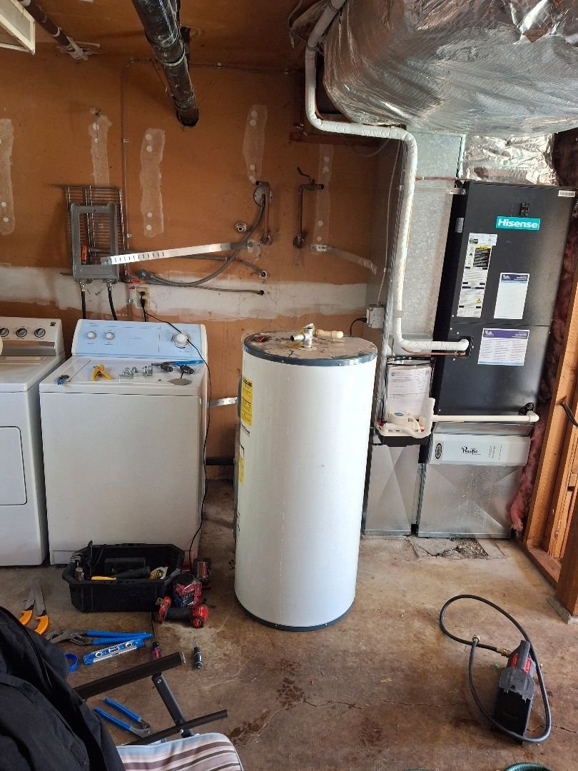 Laundry room plumbing project by Royal Flush Plumbing near Tacoma, WA, photo 2